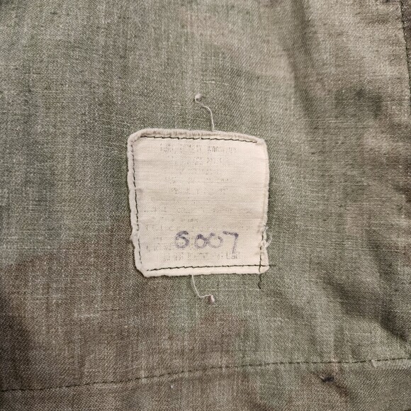 USMC Vintage 70s Camouflage Camo Military Utility Jacket Size 27 - Picture 8 of 8